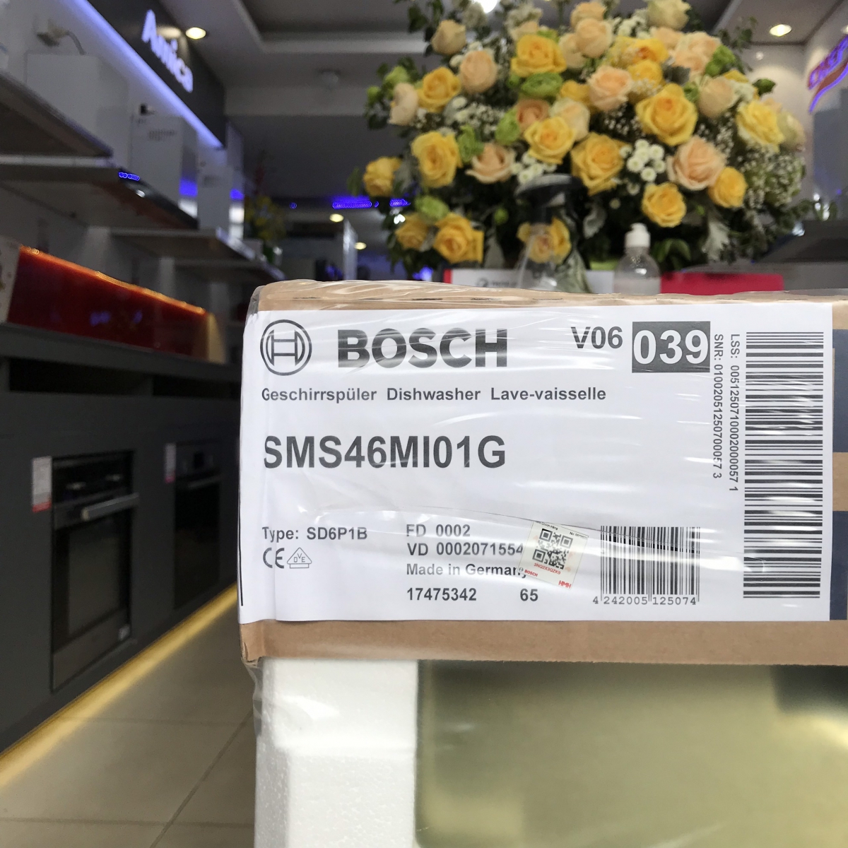 Máy rửa chén Bosch SMS46MI01G